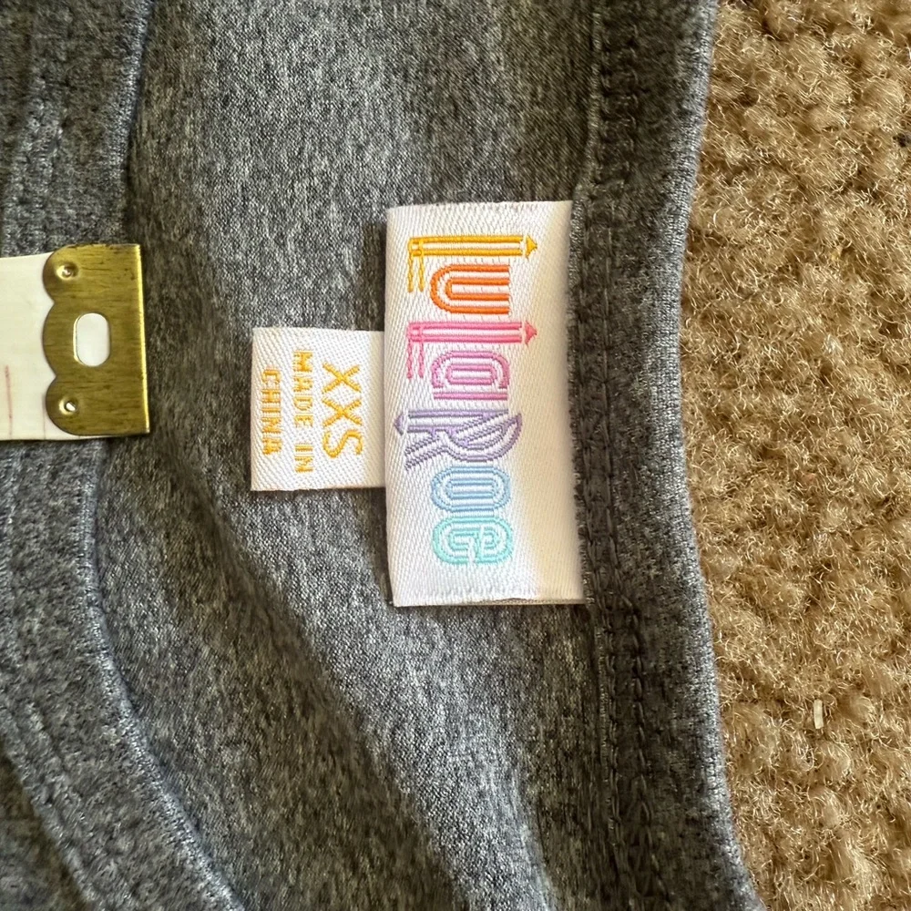 NEW WITH TAGS LuLaRoe Gray High Low Dress CARLY XXS - Picture 11 of 12